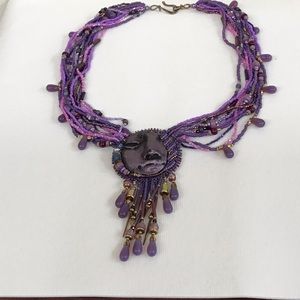 Purple Goddess necklace